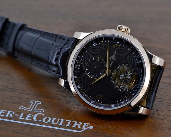 Jaeger LeCoultre Master Grand Tourbillon 18K Rose Gold / Brown Dial 