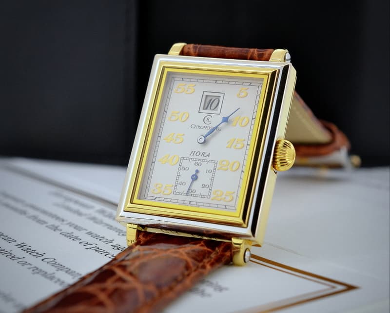Chronoswiss Hora 18K Yellow / White Gold Limited 