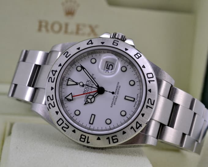 Rolex Explorer II White Dial 