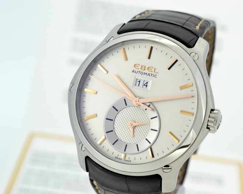 Ebel Classic Hexagon GMT SS / Silver Dial 