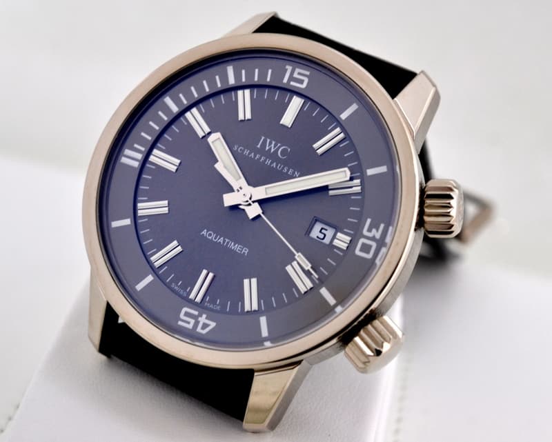 IWC Vintage Collection Aquatimer Automatic 18K White Gold