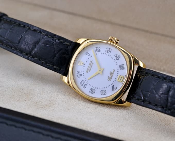 Rolex Lady Cellini Dananos 18K Yellow Gold / Arabic Numerals