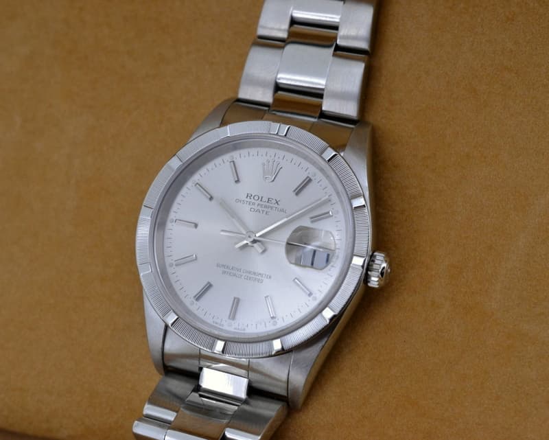 Rolex Oyster Date Silver Dial SS / SS