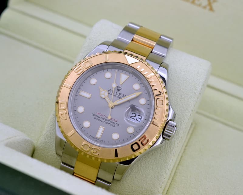 Rolex Yacht Master Silver Dial 18K / SS  