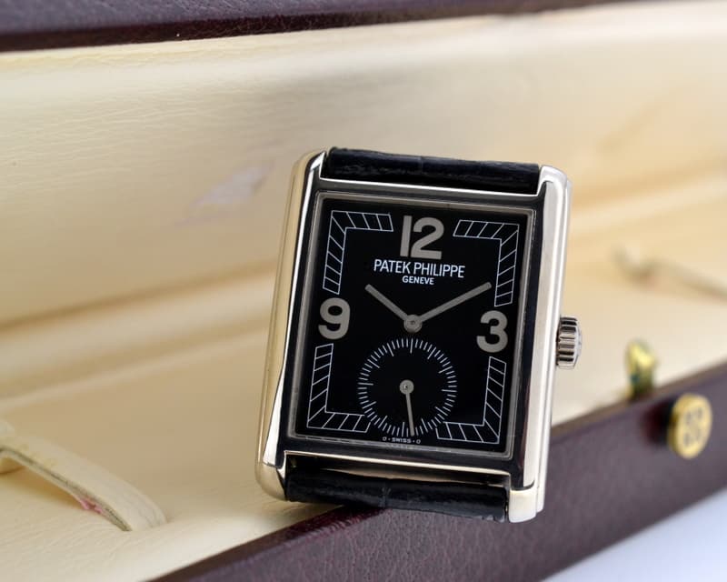 Patek Philippe Gondolo Black Dial 18K White Gold 