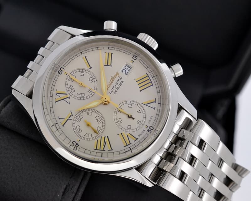 Breitling Navitimer Premier Silver Dial SS / SS