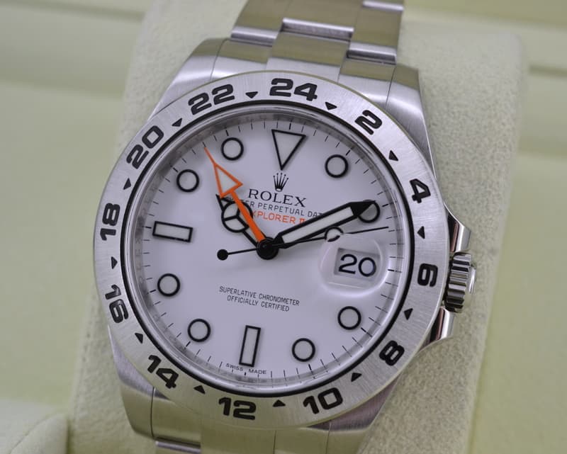 Rolex Explorer II White Dial 