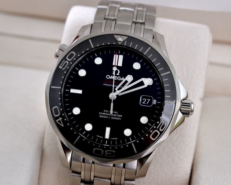 Omega Seamaster Professional Black Dial Co-Axial SS / SS 