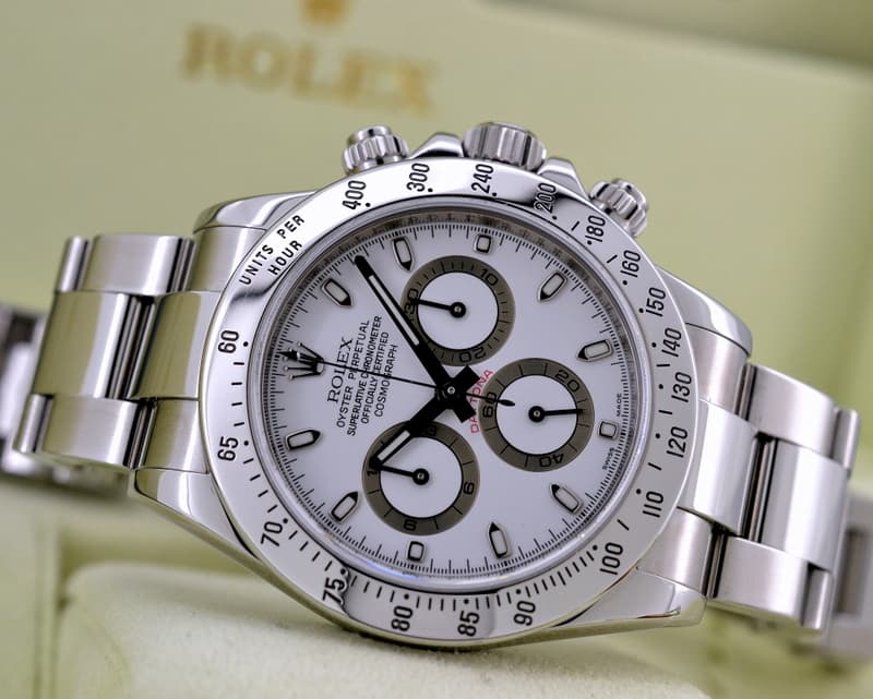 Rolex Daytona SS White Dial