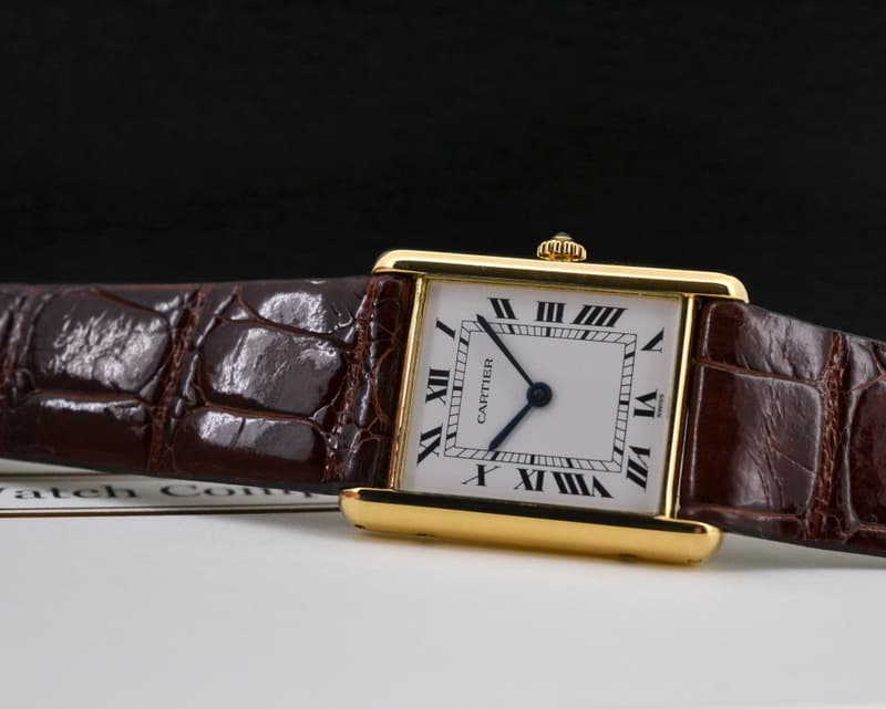 Cartier Tank Louis Quartz 18K Yellow Gold