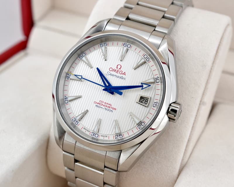 Omega Aqua Terra Co-Axial 150M White Dial SS / SS
