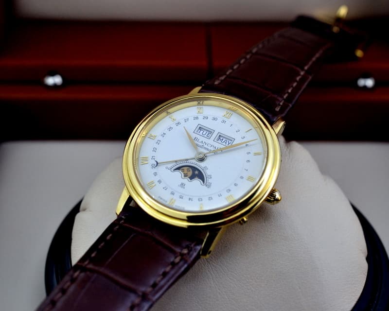 Blancpain Complete Calendar Moon 18K Yellow Gold