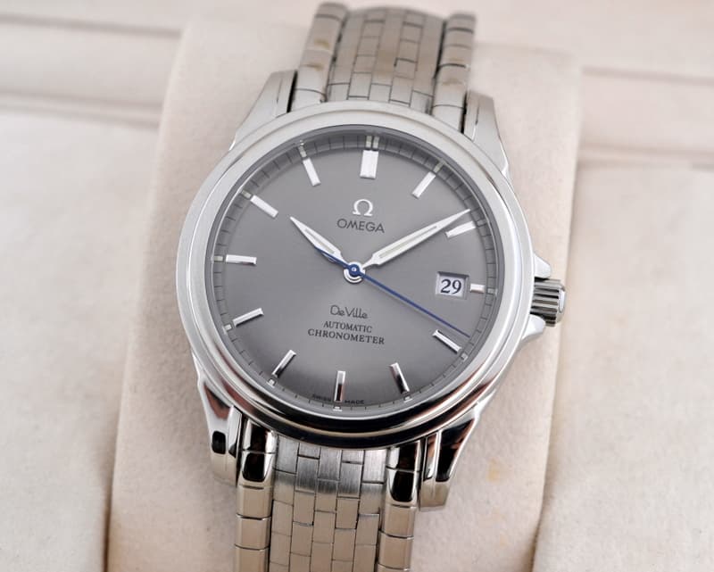 Omega De Ville Co-Axial Chronometer Silver Dial SS / SS