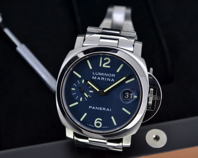 Panerai Luminor Marina Blue Dial SS / SS 40MM