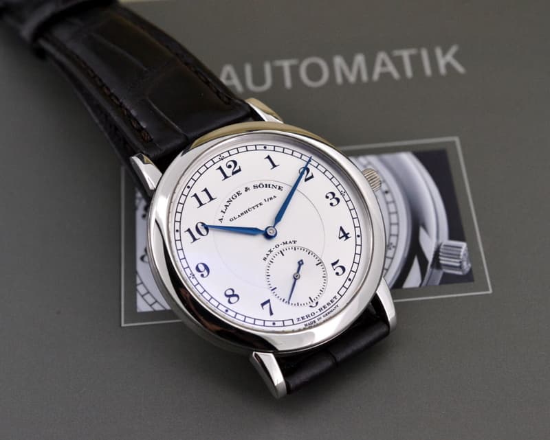 A. Lange and Sohne 1815 Automatik Platinum Silver Dial Arabic Numerals 