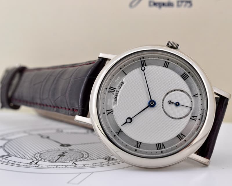 Breguet Classique Automatic 18K White Gold / Guilloche Dial