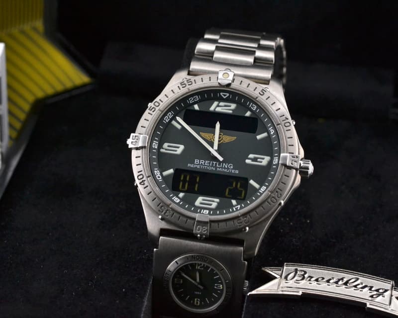Breitling Aerospace Professional Green Dial Titanium