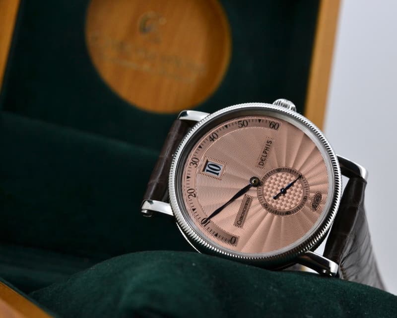 Chronoswiss Delphis SS / Copper Dial 