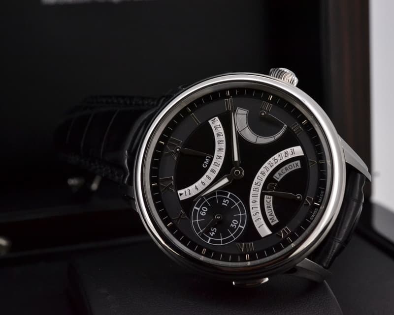 Maurice Lacroix Masterpiece Double Retrograde Manual Wind SS