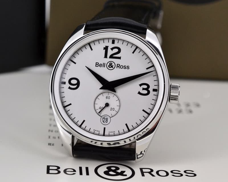 Bell & Ross Vintage 123 Geneva White Dial SS 