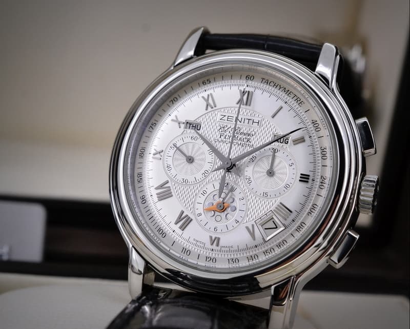 Zenith Chronomaster T El Primero Moon Silver Dial SS 
