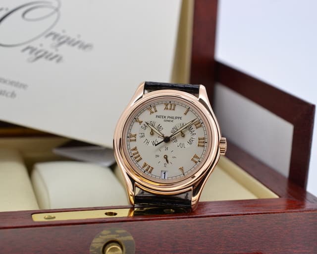 Patek Philippe Annual Calendar Cream Dial 18K Rose Gold 