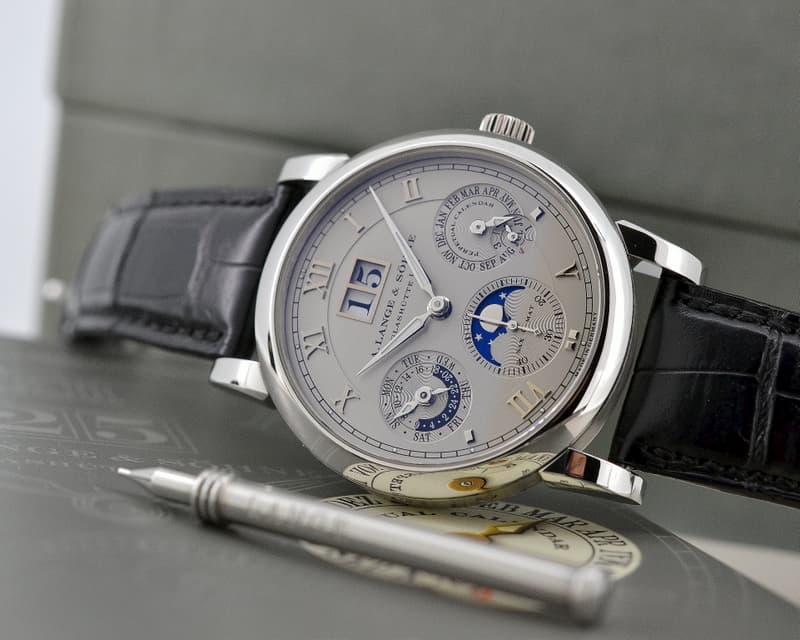 A. Lange and Sohne Langematik Perpetual Calendar Platinum
