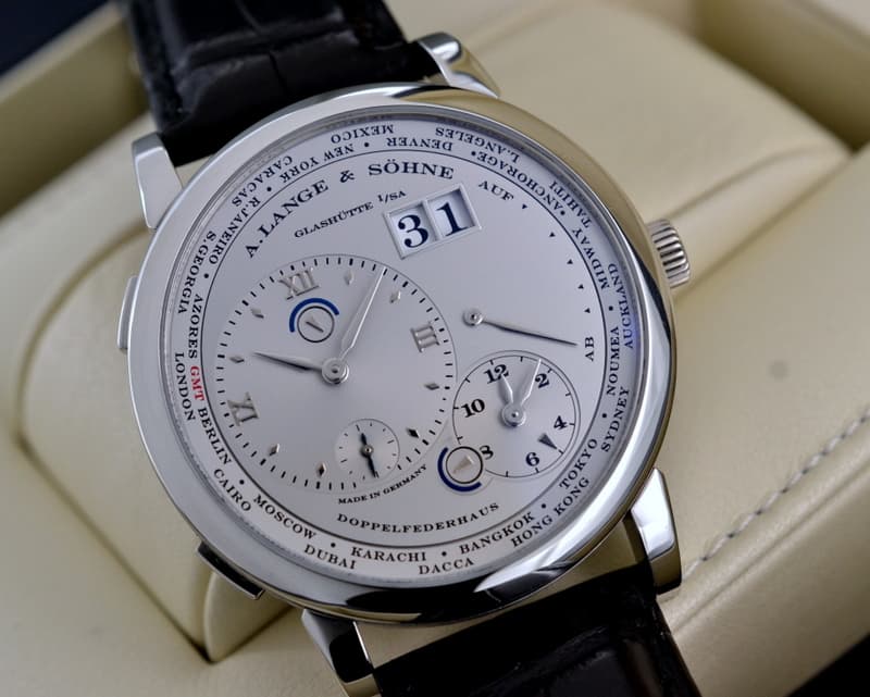 A. Lange and Sohne Lange 1 Time Zone Platinum 