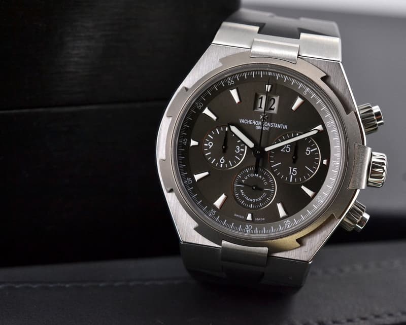 Vacheron Constantin Overseas Chronograph SS Gray Dial / Rubber 