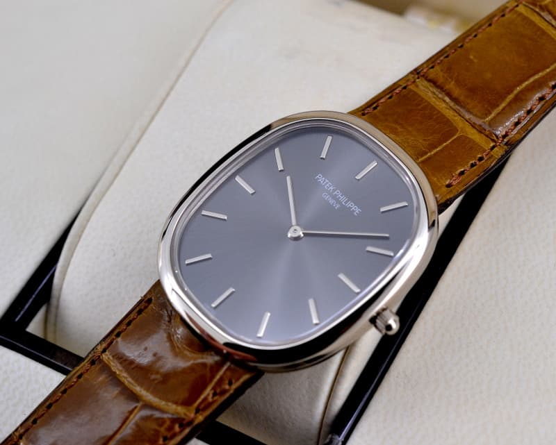 Patek Philippe Golden Ellipse 18K White Gold Grey Dial Automatic UNWORN
