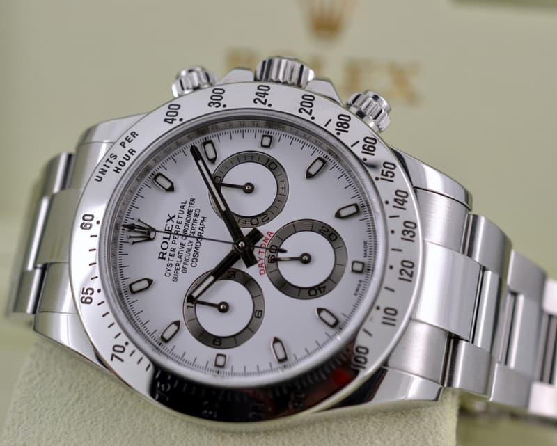 Rolex Daytona SS White Dial