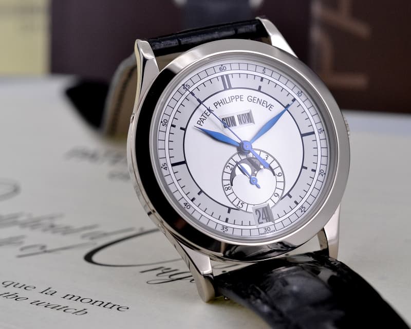 Patek Philippe Annual Calendar Sector Dial 18K White Gold