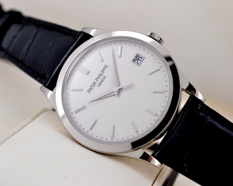 Patek Philippe Calatrava 18K White Gold Silver Dial UNWORN 