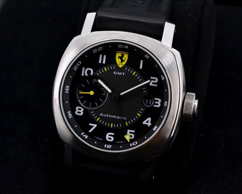 Panerai Scuderia Ferrari GMT Black Dial