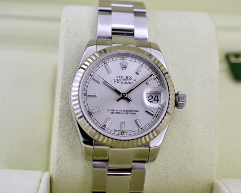 Rolex Datejust Midsize Oyster Silver Dial