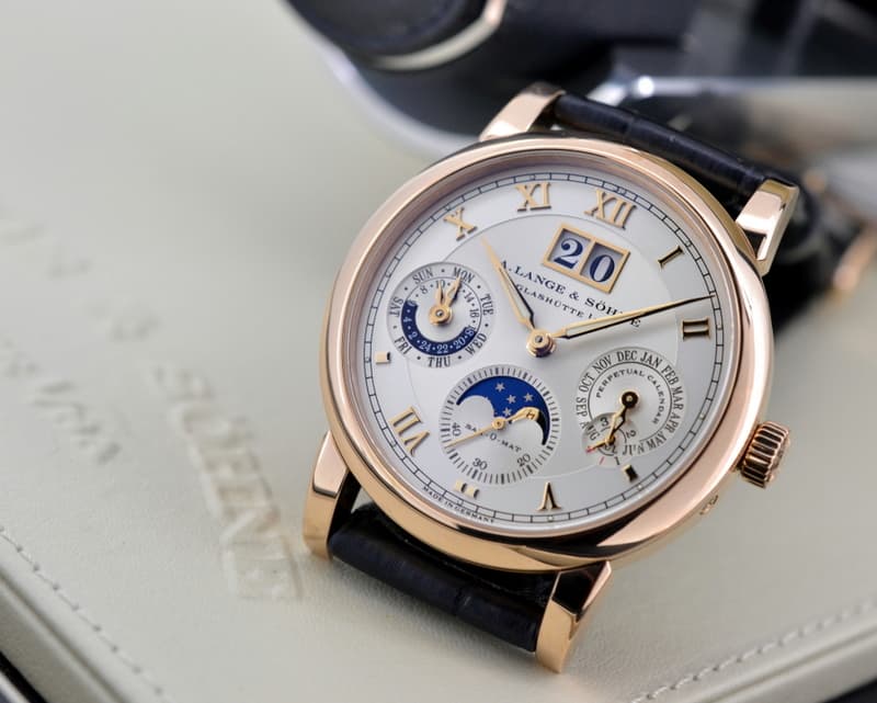 A. Lange and Sohne Langematik Perpetual Calendar 18K Rose Gold