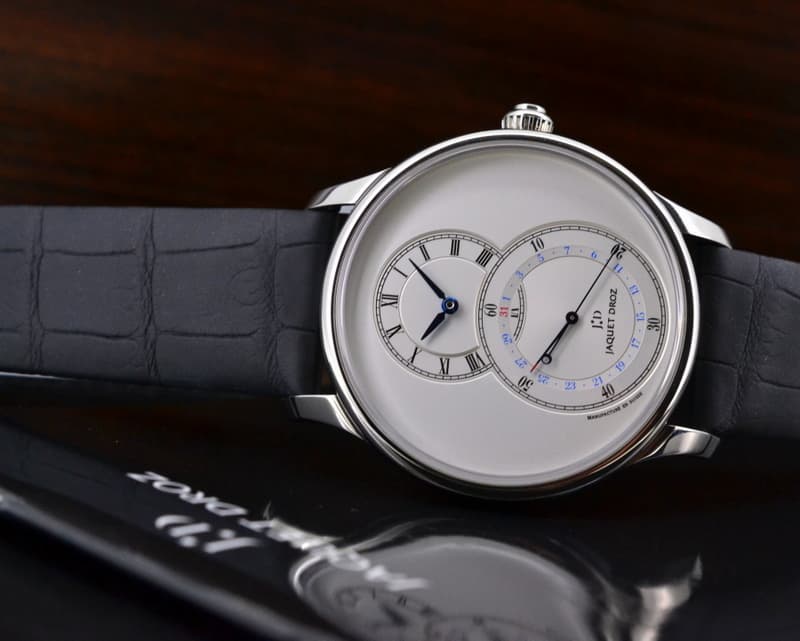 Jaquet Droz Legend Geneva Grande Seconde Quantieme SS Silver Dial 