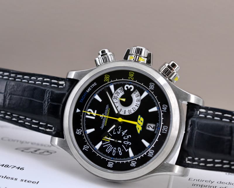 Jaeger LeCoultre Valentino Rossi Master Compressor Chronograph SS 
