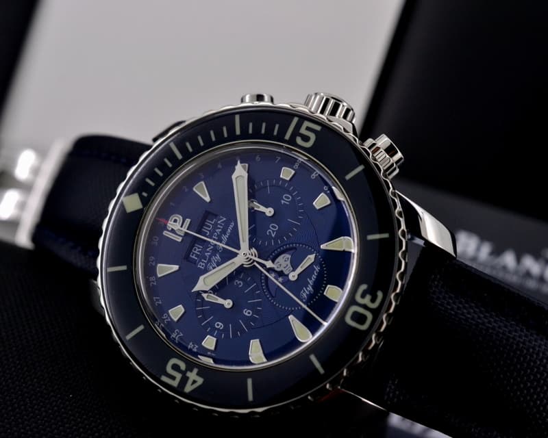 Blancpain Fifty Fathoms Complete Calendar Flyback SS / Blue Dial
