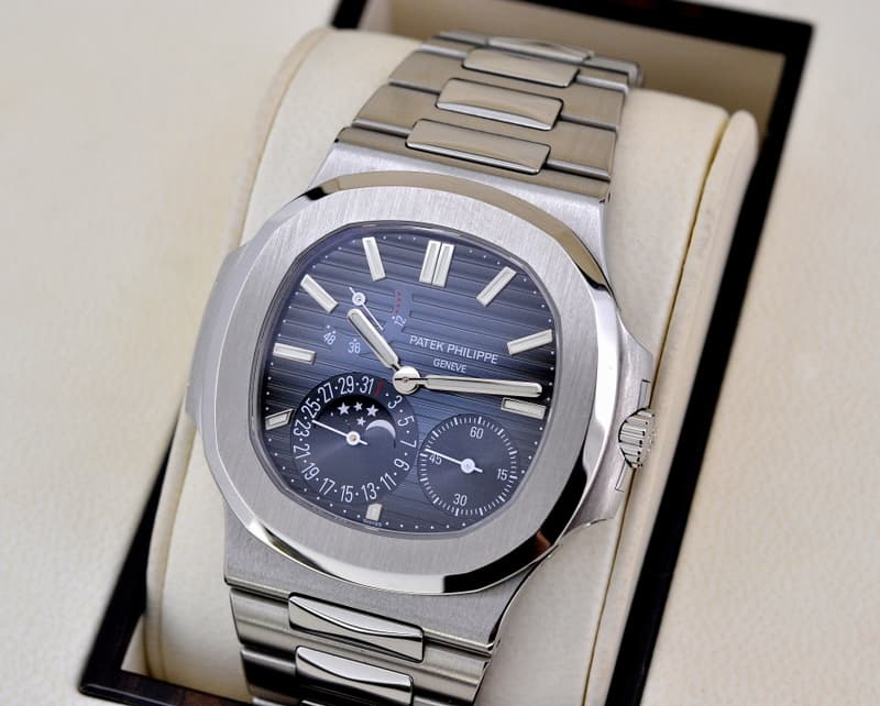 Patek Philippe Jumbo Nautilus Moonphase Power Reserve SS