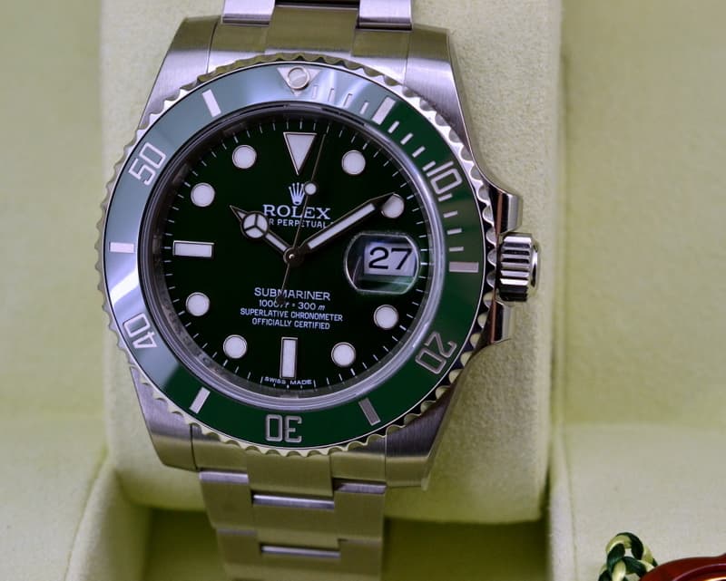 Rolex Submariner Green Ceramic Bezel Green Dial UNWORN
