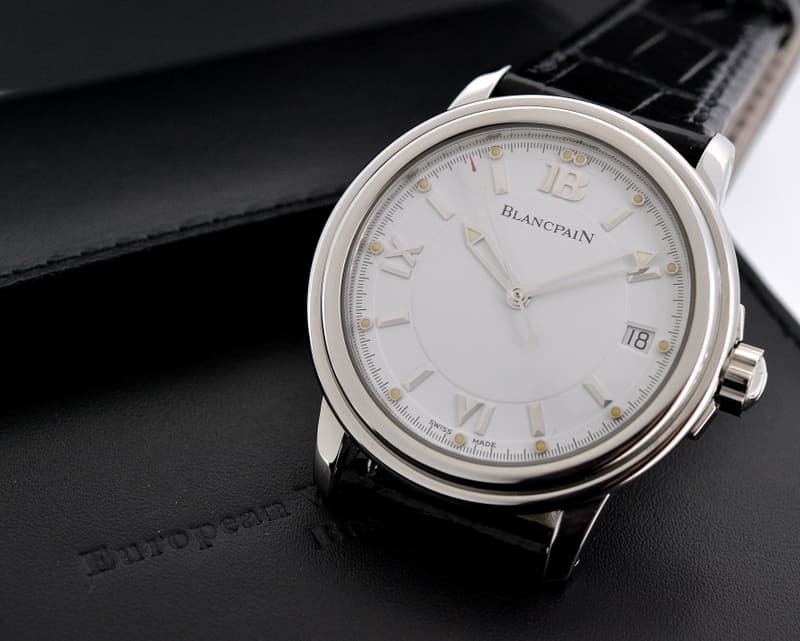 Blancpain Leman SS White Dial 