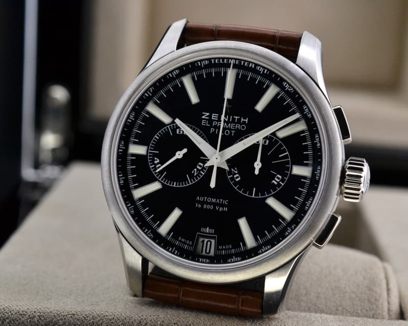 Zenith Pilot Chronograph 
SS Black Dial UNWORN