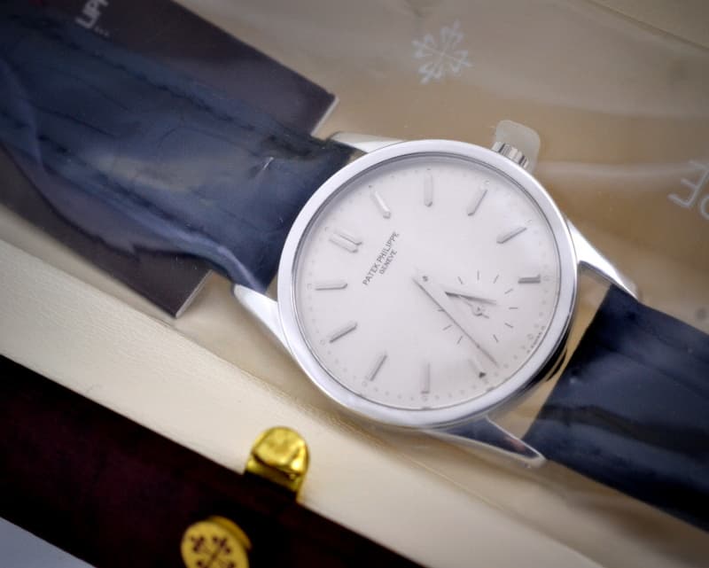 Patek Philippe Calatrava Platinum Silver Dial SERVICE SEALED