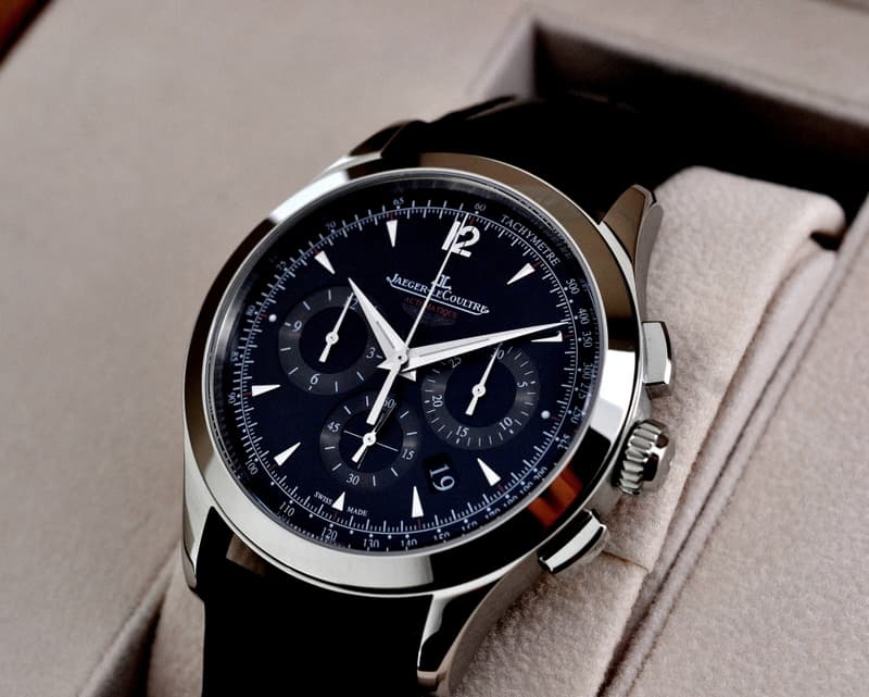 Jaeger LeCoultre Master Chronograph SS Black Dial 
UNWORN
