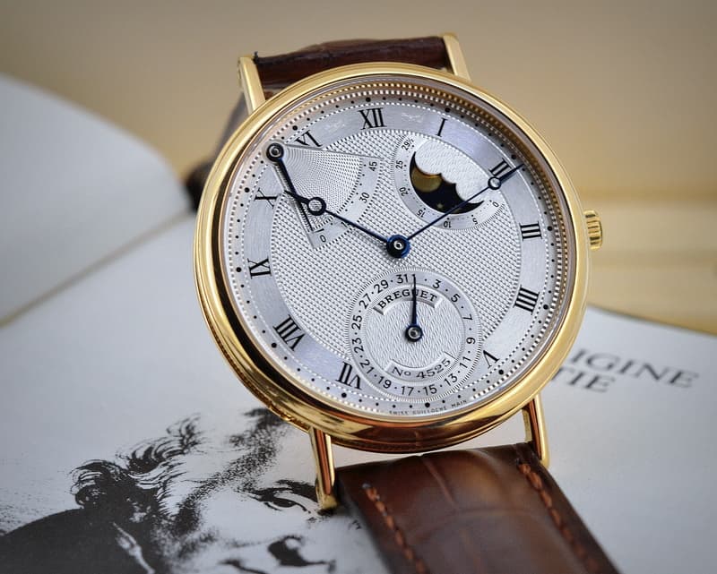 Breguet Classique Power Reserve Moon 18K Yellow Gold 