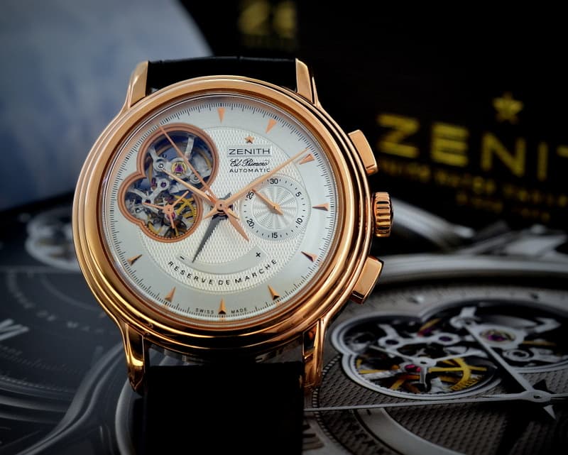 Zenith El Primero 18K Rose Gold Chronomaster T Open 