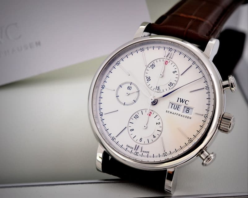 IWC Portofino Chronograph SS Silver Dial UNWORN
