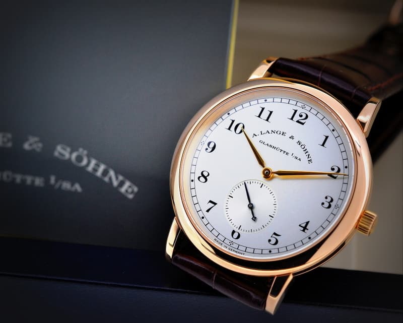 A. Lange and Sohne 1815 18K Rose Gold Silver Dial