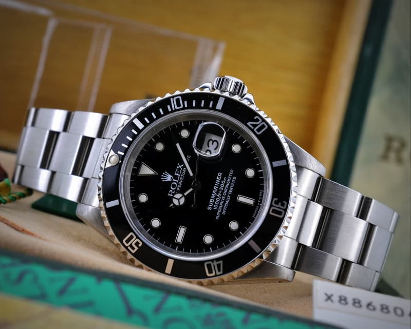 Rolex Submariner SS Black Dial 